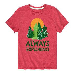 Boys' - Instant Message - Always Exploring Short Sleeve Graphic T-Shirt - 1 of 4