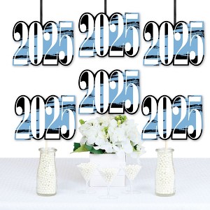 Big Dot of Happiness 2025 Light Blue Graduation Decorations - DIY Party Essentials - Set of 20 - 1 of 4