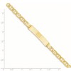 Black Bow Jewelry 14k Yellow Gold Anchor Link I.D. Bracelet - 8 Inch - 4 of 4
