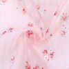 INSPIRE CHIC Women's Floral Printed Cotton Blended  Small Square Scarves 1Pc - 4 of 4