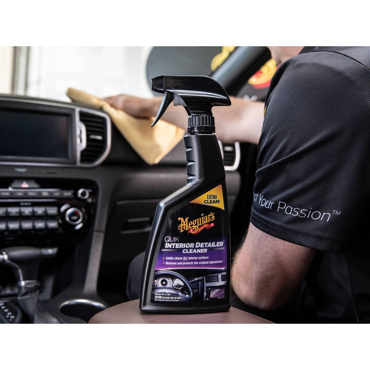 Meguiars Automotive Interior Cleaner Meguiars: Liquid Car Interior Detailer, Cleans & Shines, Restores Plastic & Vinyl - thumbnail 2