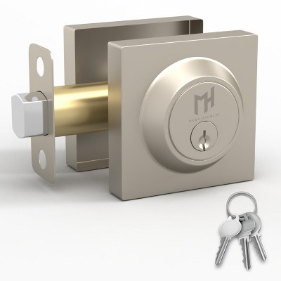 Mega Handles Robell Deadbolt Lock (1 Pack), Front Door Lock, Satin ...
