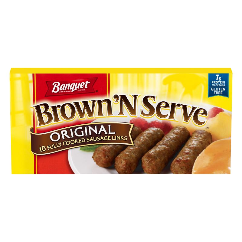 Banquet Frozen Brown'N Serve Frozen Original Links - 6.4oz, 1 of 4