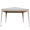 Northlight 10' x 10' Beige Pop-Up Outdoor Canopy Gazebo - 3 of 4