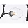Elegant Lighting Cavoli 7 - Light Chandelier in  Black - 4 of 4