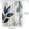 Americanflat 71" x 74" Shower Curtain, Green Sleeves I by PI Creative Art - 2 of 4