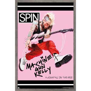 Trends International SPIN Magazine - Machine Gun Kelly 20 Framed Wall Poster Prints - 1 of 4