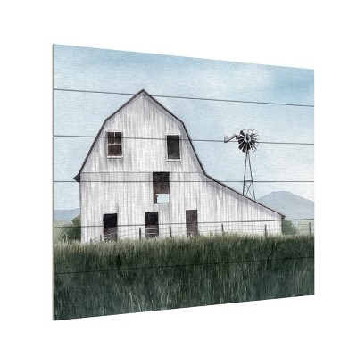 Trademark Fine Art -Grace Popp  'Bygone Barn I' Wood Slat Art