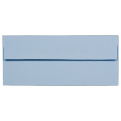 JAM Paper #10 Business Envelopes 4.125 x 9.5 Baby Blue 2155778I