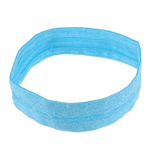 Unique Bargains Polyester Silicone Sweatbands Stretchy Moisture Wicking Headband for Fitness Sports 1 PCS - 1 of 4