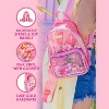 Packed Party Pink Mini Clear Confetti Backpack Women's Small Fashion Shoulder Bag; Great for Ladies at Work, Travel, and the Beach - 2 of 4