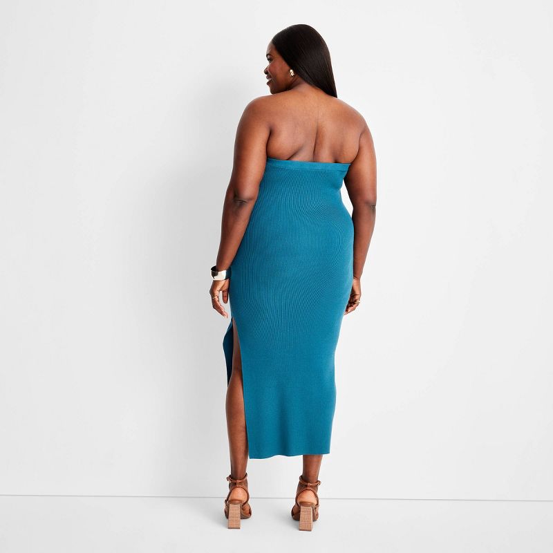 Women's Strapless Tube Midi Dress - Future Collective™ with Jenny K. Lopez, 2 of 7