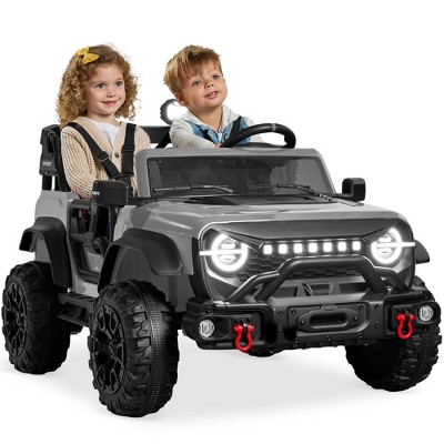 Best Choice Products Kids 24V 2-Seater Electric Ride-On Car Truck w/ Parent Control, Bluetooth, LED Lights