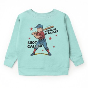 The Juniper Shop Wanna Be A Baller Shot Caller Youth Sweatshirt - 1 of 4