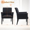 Costway Executive Guest Chair Accent Chair Arm Chair w/Rubber Wood Legs - image 4 of 4