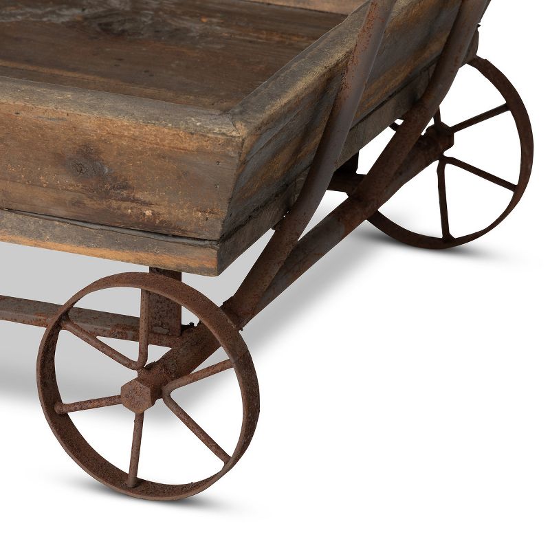 Park Hill Collection Wooden Garden Wagon, 4 of 5
