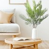 Unique Bargains Durable Artificial Bracken Stems Leaves Plants 28" 1 Pc - 2 of 4