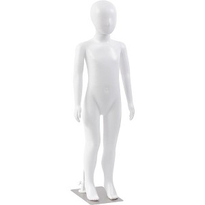 SereneLife Kid Torso Dress Form Mannequin - Detachable Full Body Stand with Metal Base, Adjustable Dress Model - SLMAQKID, Male - 1 of 4