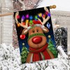 Briarwood Lane Christmas House Flag 40x28 For Outdoor Festive Reindeer For Christmas House Flag - 4 of 4