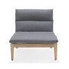 Amazonia MauiMood Outdoor Patio Accent Chair, Armless Chair with Cushions - 2 of 4