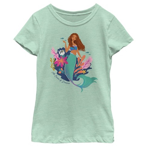 T-shirt Little Target Dreams Mermaid Girl\'s An Ocean Of Ariel : The
