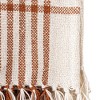 Plaid Outdoor Picnic Blanket Rust Polyester by Foreside Home & Garden - 3 of 4