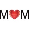 Junior's Design By Humans Mom Heart Love By AmberDawn888 T-Shirt - 2 of 2