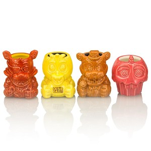 Beeline Creative Geeki Tikis Five Nights At Freddy's 4-Piece Ceramic Mini Muglet Set - 1 of 4