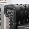 NicBex Velvet Accent Chair,Upholstered Living Room Chairs with Mid-Height Backrest and Gourd Shaped Wood Leg,Accent Chairs for Living Room - 4 of 4