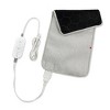 Sharper Image Calming Heat Copper and Charcoal Massaging Electric Weighted Heating Pad - 2 of 4