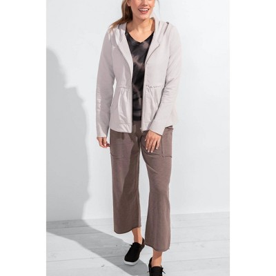 Women's Terry Zip Front Beach Hoodie - ESCAPE BY HABITAT
