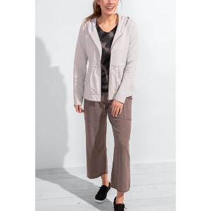 Women's Terry Zip Front Beach Hoodie - ESCAPE BY HABITAT - 1 of 1