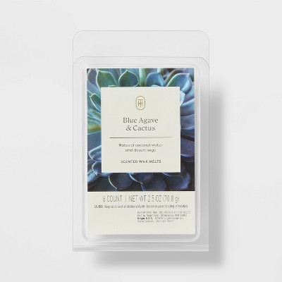 6ct Blue Agave and Cactus 2.5oz Wax Melts 2.5oz - Threshold™