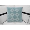 DOMETOUR 17.5" Multicolor Square Flannelette Pillow Decorative Pillow - 2 of 4