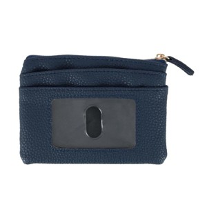 Buxton Women's Solid Color Vegan Leather Large ID Coin Case - 1 of 4