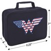 Wonder Woman Usa American Flag Logo Insulated Soft Sided Lunch Box - 2 of 4