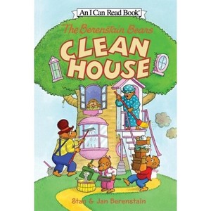 The Berenstain Bears Clean House - (I Can Read Level 1) by  Jan Berenstain & Stan Berenstain (Mixed Media Product) - 1 of 1