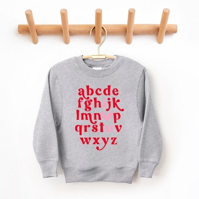Alphabet Play Sweatshirt - Mist Gray main image 1