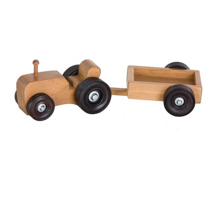 Remley Kids Wooden Tractor Wagon Playset
