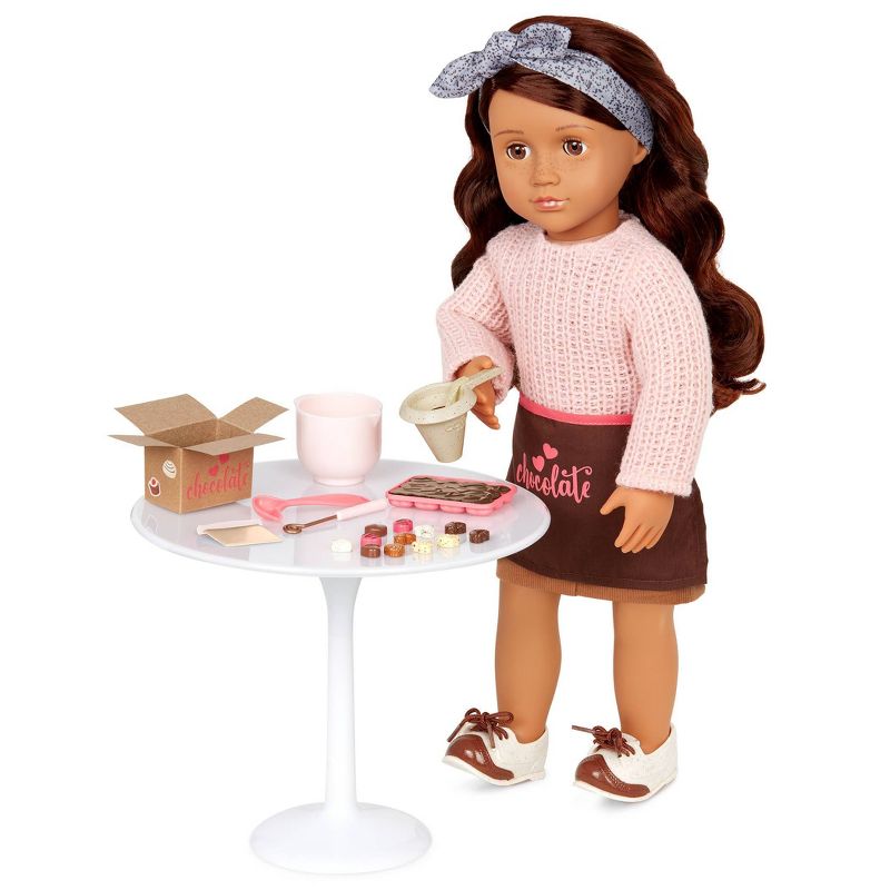 Our Generation Coco Posable 18&#34; Baking Doll &#38; Storybook, 3 of 10