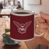 Texas Woman's Unviversity Primary Logo Ceramic Coffee Mug Novelty Gift Mugs for Coffee Tea and Hot Drinks 11oz White - 4 of 4