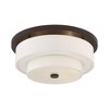 Livex Lighting Meridian 4 - Light Flush Mount in  Bronze - 3 of 4