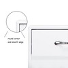 Vynxaria Six drawer side table-white - 3 of 4