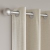 Awesome Home  Brushed Serengeti Stria 100% Blackout Grommet Pair (2 panels) - 4 of 4