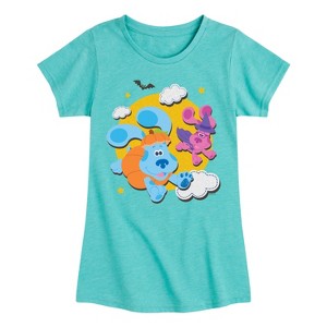 Girls' - Blue's Clues & You! - Full Moon Fitted Short Sleeve Graphic T-Shirt - 1 of 4
