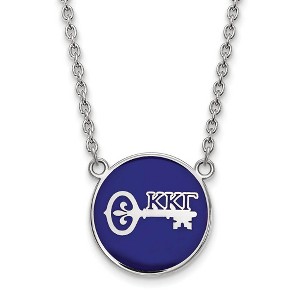 Black Bow Jewelry Sterling Silver Kappa Kappa Gamma Greek Life Necklace 18 Inch - 1 of 4