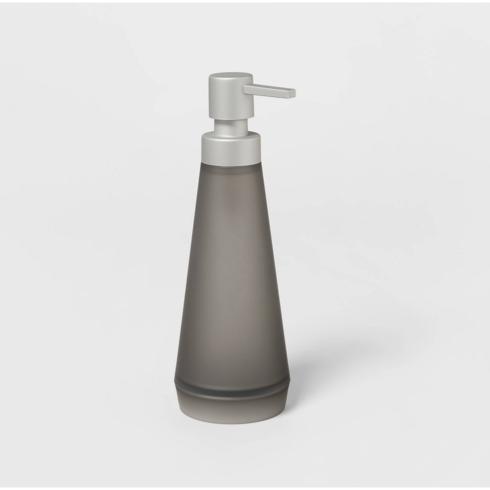 Photos - Soap Holder / Dispenser Soap Pump Dark Gray - Room Essentials™