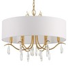 Crystorama Lighting Rollins 6 - Light Chandelier in  Antique Gold - 4 of 4