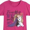 Girls' - Frozen 2 - Friendship Never Melts Away Fitted Short Sleeve Graphic T-Shirt - 2 of 4