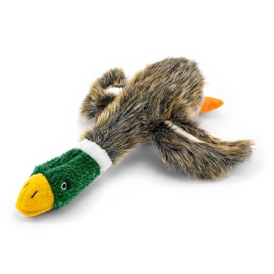 Ruffin' It Woodlands Plush Mallard Dog Toy - Brown - L